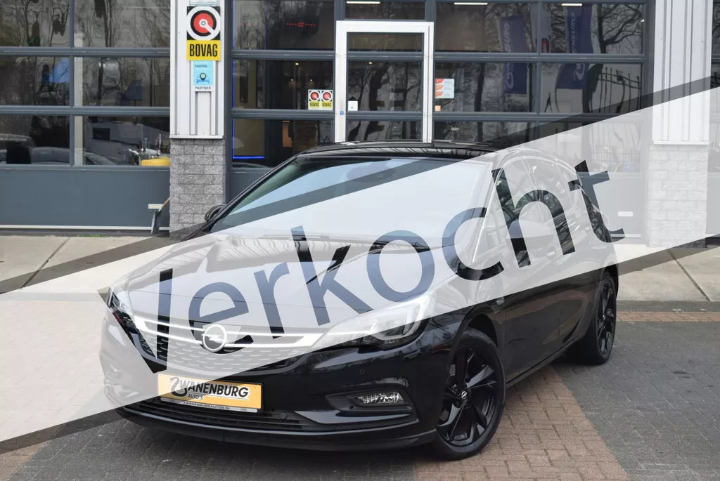 Opel Astra 1.4 Turbo Black Edition Navi Airco Leder Schuifdak 150 Pk Km 74.500!!