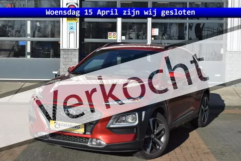 Hyundai Kona 1.0T Premium Navi Airco Camera Leder Km 65.000!!