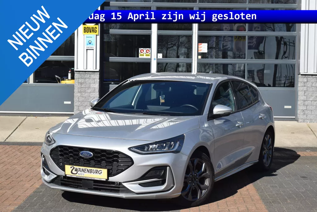 Ford Focus 1.0 EcoBoost Hybrid ST Line Navi Airco Camera Nieuwmodel Km 19.500!!