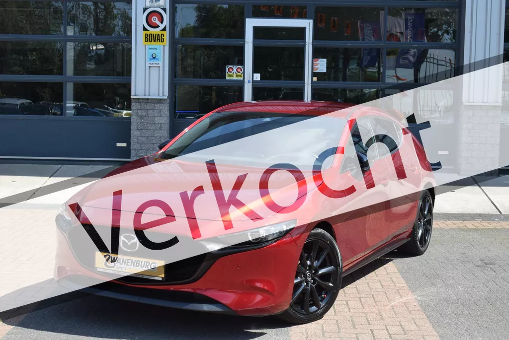 Mazda 3 2.0 e-SkyActiv-G M Hybrid 122 Luxury Navi Airco Camera Km 56.000!!