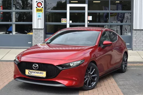 Mazda 3 2.0 e-SkyActiv-G M Hybrid 122 Luxury Navi Airco Leder Camera Km 109.000!!