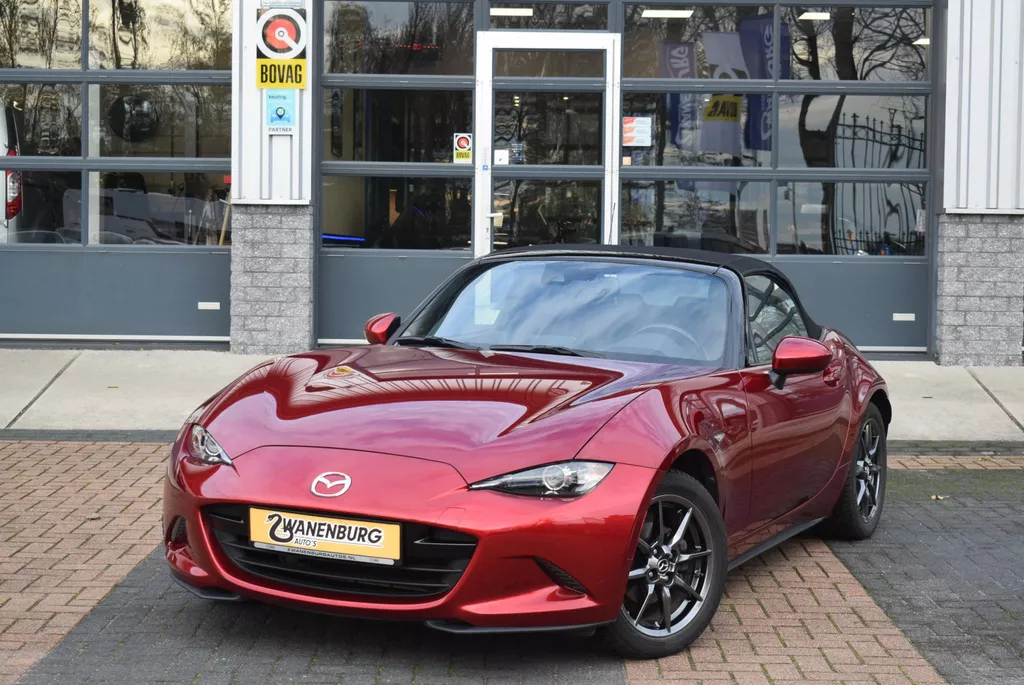 Mazda MX-5 1.5 SkyActiv-G 132 Ginzan Navi Airco Leder Camera Km 70.100!!